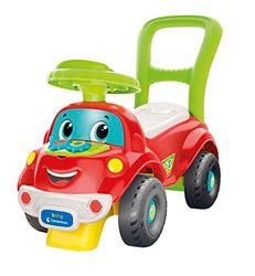 Clementoni-Correpasillos 3 en 1, Coche Fabricado de Materiales reciclados 100%, a Partir de 1 año (17663), Multicolor, L