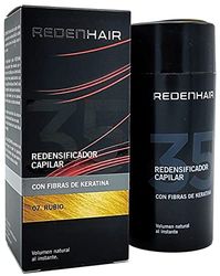 Redenhair - Microfibras Capilares de queratina com efeito redensificador - cor loura - tratamento empilhar para homem e para mulher - traz densidade e volume ao cabelo - 23 g