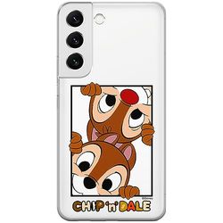 ERT GROUP mobile phone case for Samsung S22 PLUS original and officially Licensed Disney pattern Chip & Dale 005 optimally adapted to the shape of the mobile phone, partially transparent