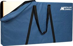MERALIAN Gepolsterte Cornhole Tragetasche | Aufbewahrung & Transport Cornhole Board | robuste Cornhole Board Tragetasche mit verstellbarem Schultergurt (122 x 61 cm) blau gepolstert