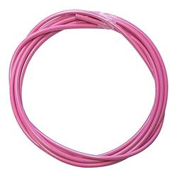 cyclingcolors Osłona hamulca rowerowego 5mm Uniwersalny kabel MTB Droga Miasto Wkład wydajności, 3m (różowy)