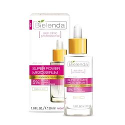 Bielenda Mezo Sérum rejuvenescedor anti-rugas com retinol e vitamina E, tratamento anti-envelhecimento, 30 ml