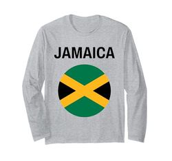 Bandera de Jamaica moderna Manga Larga