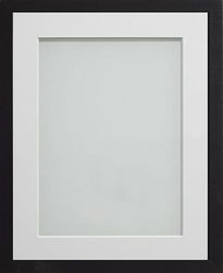 Frame Company Webber Black with Off-White Mount, 10x8 for 7x5 inch