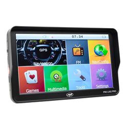 PNI L512 PRO GPS navigation system with sun visor, 7 inch, 800 MHz, 512MB DDR, 16GB internal memory, FM transmitter