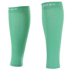 ZONE3 Men's Seamless Compression Calf Guards, Mint, S