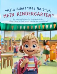 “Mein allererstes Malbuch: MEIN KINDERGARTEN”: Ein kreatives Malbuch für Kindergartenkinder- “Alles, was du im Kindergarten brauchst und kennenlernst!”