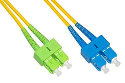 Fiberoptisk Sc Apc kabel till Sc Upc Singlemode Duplex Mt.1