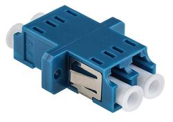 RS PRO Adapter voor glasvezel, LC naar LC Duplex-monmodus, blauw, invoerverlies 0,1 dB