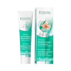 Eveline Cosmetics Just Epil Moisturizing Hair Removal Cream for Sensitive Skin with Aloe & D-Panthenol - Just Epil, 125 ML