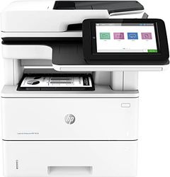 HP LaserJet Enterprise M528dn 1PV64A, Stampante Multifunzione A4, Stampa Fronte e Retro Automatica in b/n, 50 ppm, USB, Gigabit Ethernet, Fax Opzionale, HP Smart, Schermo Touch da 20,3 cm, Bianca