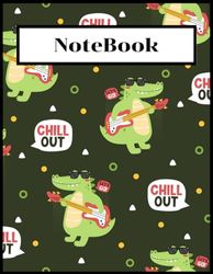 Alligators Notebook: notebook for studying/notebook journal lined/kids books age 5-8/kids books age 9 12/kids books 2-3 years/kids books 4-5 ... age 1-2 years (8.5x11 inche) (100 Pages) (A4)