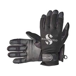 Scubapro Gants Tropic 1.5 BLK XS Kit de détendeur pour plongée en Eau Froide Unisex-Adult, Black