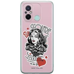 ERT GROUP mobiltelefonfodral för Xiaomi REDMI 12C/ REDMI 11A originalt och officiellt licensierat DC mönster Wonder Woman 014 anpassad till formen på mobiltelefonen, fodral tillverkad av TPU-plast