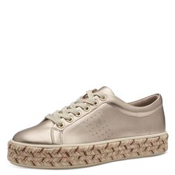 Jana 8-23765-42 Sneakers voor dames, champagne, 42 EU breed, champagne, 42 EU Breed