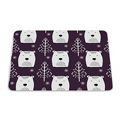 Bonamaison, Rectangle Pop Art Digital Printed Mouse Pad, Non-Slip Base, for Office and Home, Size: 22 x 18 cm