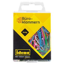 Idena 334028 - Paperclips, gecoat, 120 stuks