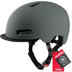 ALPINA Unisex - Vuxna, BROOKLYN Cykelhjälm, coffee-grey matt, 52-57 cm