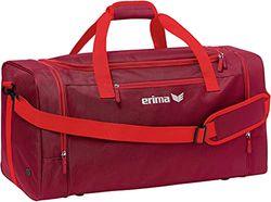 Erima Unisex Squad Basic Sports Bag, Bordeaux/red, M, Two Tone