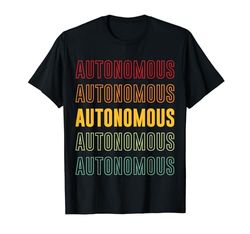 Orgullo Autónomo, Autónomo Camiseta