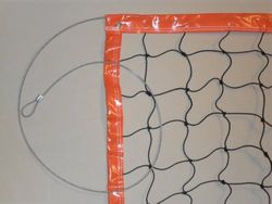 Der Sportler Filet de Volley-Ball de qualité supérieure 3 mm PE 8,5 x 1 m (Corde en Acier).