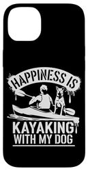 Kayaking With Dog on Lake River Nature Days Case for iPhone 14 Plus