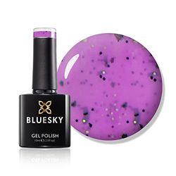 Bluesky Smalto Per Unghie Gel, Berry Crush, Smoothie02, Rosa (Per Lampade Uv E Led) - 10 Ml