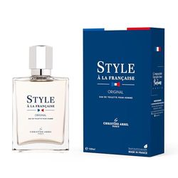 Christine ARBEL - Eau de Toilette Style alla Française ORIGINAL- Profumo per uomo - Vaporizzatore 100 ml Made in France