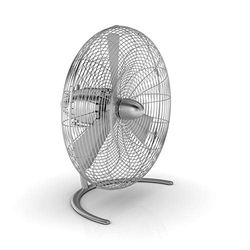 Stadler Form design ventilator Charly little, 35 cm diameter, schommel modus, 3 standen, aanpasbare hoek, zilver