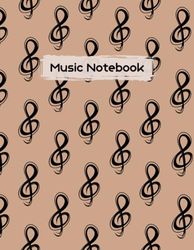 Music Notebook: Blank Sheet Music / Music Manuscript Paper