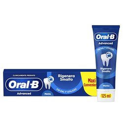 Oral-B Dentifricio Advanced Rigenera Smalto, Sapore Menta Piperita e Eucalipto 125 ml, Advanced Sensitivity Protection, 125ml