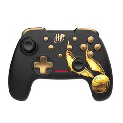 Freaks And Geeks Wizarding World - Harry Potter - Wireless Coontroller for Nintendo Switch - Golden Snitch - Black + Dock Sticker