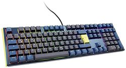 Ducky One 3 Daybreak - Clavier mécanique de Jeu au Format Standard avec Disposition Allemande et switchs Cherry MX Speed Silver, remplaçables à Chaud (Prises Kailh) et éclairage RGB