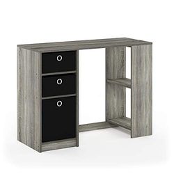 Furinno Bureau, 74,4 x 100 x 40 cm, Chêne Français/Noir