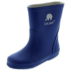 Celavi 1147 Bottes de pluie imperméables en caoutchouc 100% naturel pour enfant Bleu Taille 25