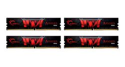 G.SKILL F4-3200C16Q-64GIS Aegis DDR4 64GB PC 3200 CL16 KIT (4x16GB) zwart