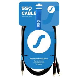 Sound station quality (SSQ) MiJRCA1 Audiokabel naar 2 RCA 1 m