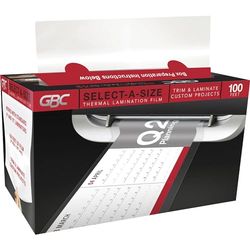 GBC Select-A-Size - Pellicola per laminazione termica, per plastificatrici da 22,9 e 30,5 cm (39069)