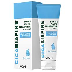 Cicabiafine | Balsamo multiuso lenitivo (tubo da 100 ml) – Balsamo riparatore per pelli danneggiate da cicatrici – Balsamo lenitivo per migliorare l'aspetto delle cicatrici