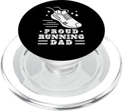 Proud Running Dad - Funny Dad PopSockets PopGrip para MagSafe