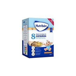 Nutribén Papilla 8 Cereales, Vitaminas y Calcio, Desde 6 meses, 600g