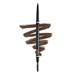 NYX Professional Makeup Lápis de sobrancelhas perfeitas Micro Brow Pencil, dois lados: escova espiral e lápis de sobrancelhas automático, fórmula vegana, Tom: Brunette