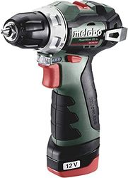 Taladro atornillador inalámbrico Metabo PowerMaxx BS BL 601721500 12V 2Ah Li-Ion + 2 baterías