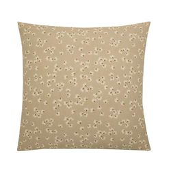 Taie d'oreiller imprimée en Coton, Léonie, 63 x 63 cm, Origin, Beige Sable