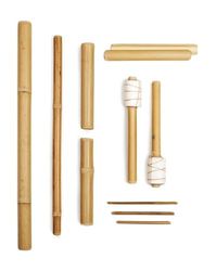 BAMBOOCOLIC Kit Massaggio Bambù - ideale per Massaggio Viso e Corpo Professionale, Canne Bambù non trattato chimicamente, Proprietà Antibatteriche e Antiossidanti (11 STICKS, KIT MASSAGGIO)