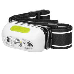 Virone LT-1 Pannlampa Led Uppladdningsbar Med Kontaktlös Strömbrytare Och Usb-laddare Och Rörligt Brännhuvud