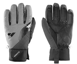 Zanier Unisexe - Adulte 30208-2091-8.5 Gants Noir Argent 8.5