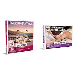 Smartbox - Coffret Cadeau Couple - Idée Cadeau Original - Idéal pour Anniversaire : Dîner Romantique pour Un Moment à Deux inoubliable 847786 & 848592 Unisex-Adult