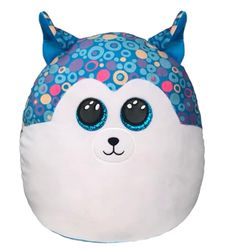 Ty Squish a Boos - pluche kussen voor kinderen, Helena de Husky, 20 cm, Ty - 39297