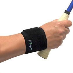4DflexiSPORT Padel Tennis Wrist Strengthener Strap, Hypoallergenic, Non-rash, One Size Fits All. Quality British Made.
